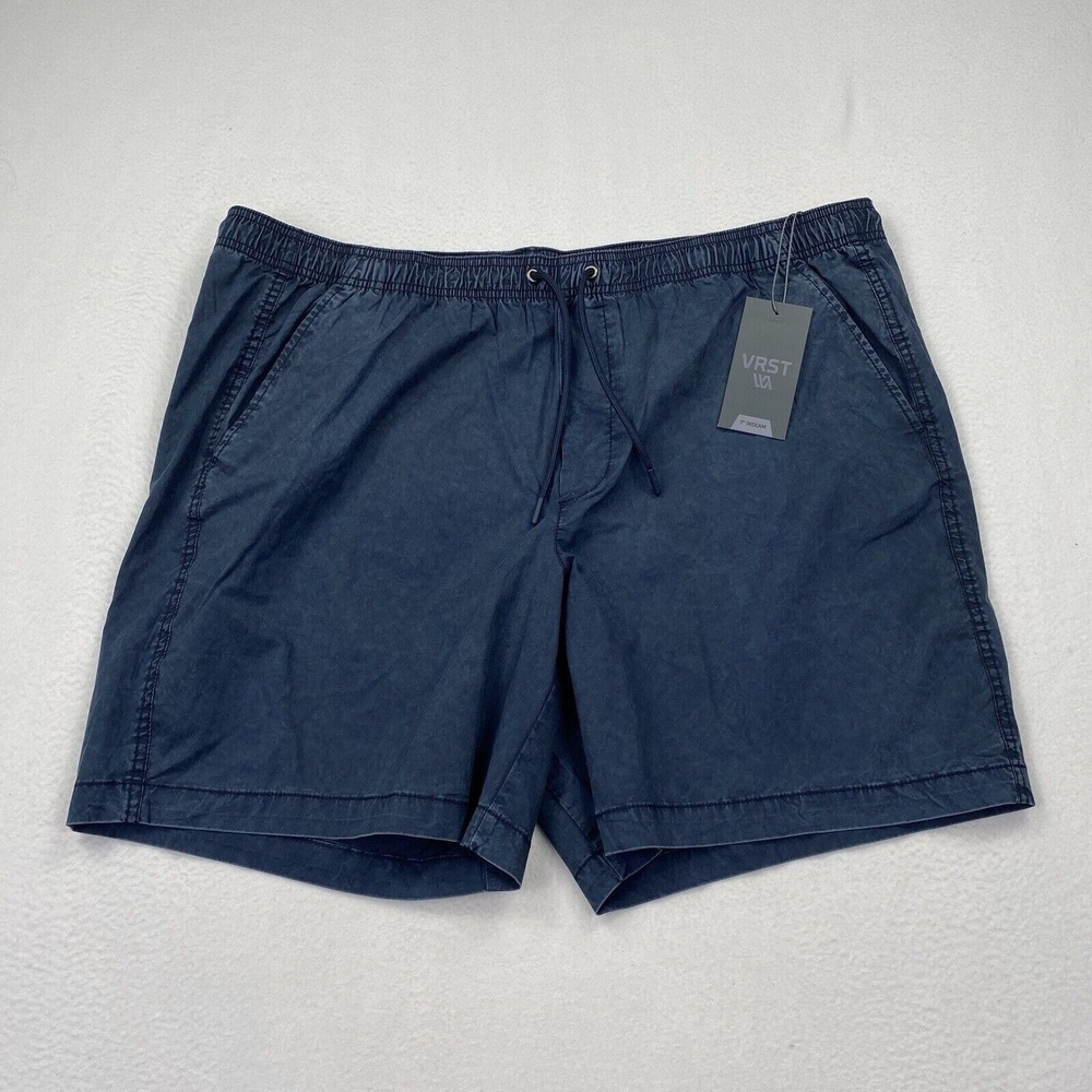 VRST Men's The Easy Short Size XXL Slate Stretch Acid Wash